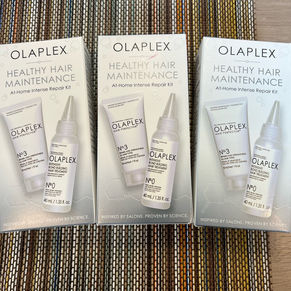 Lot of 3 Olaplex At Home Intense Repair Kit